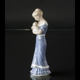 Skandinaviske kvinder, Kvinde med barn, Royal Copenhagen figur nr. 052