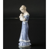 Skandinavische Damen, Frau mit Kind, Royal Copenhagen Figur Nr. 052
