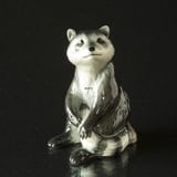 Waschbär sitzend, Royal Copenhagen Figur Nr. 053