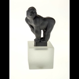 Schwarzer Gorilla, Königliche Kopenhagen-Affenfigur Nr. 065