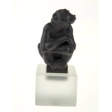 Black Chimpanzee, Royal Copenhagen monkey figurine no. 066