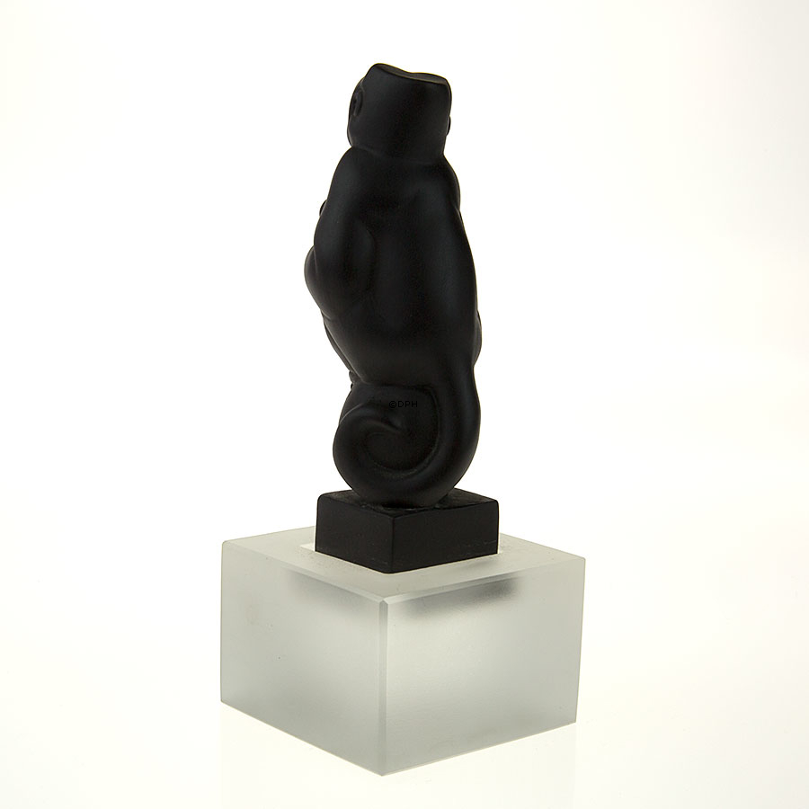 Sort Sørge-cappuciner abe, Royal Copenhagen figur af abe nr. 068