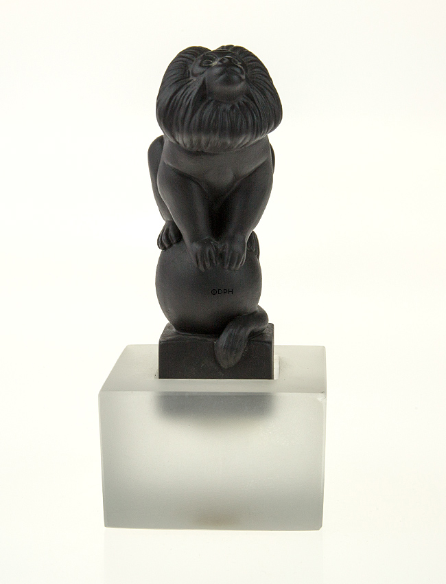 Sort løveabe, Royal Copenhagen figur af abe nr. 069