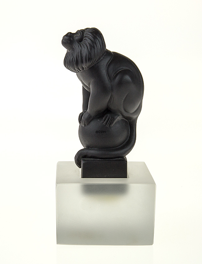 Sort løveabe, Royal Copenhagen figur af abe nr. 069