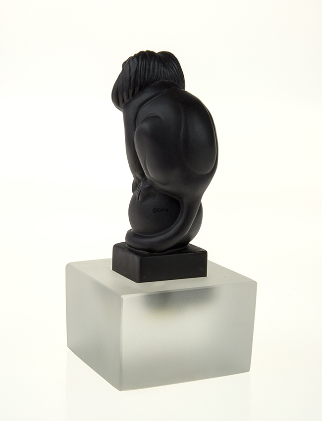 Sort løveabe, Royal Copenhagen figur af abe nr. 069
