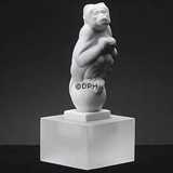 Hvid Sørge-cappuciner abe, Royal Copenhagen abefigur nr. 073