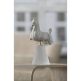 Weiße Torsoskulptur, Pegasus, Pferd, Royal Copenhagen Bisquit Figur Nr. 078