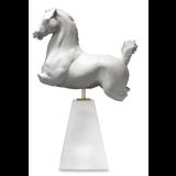 White Torso Sculpture, Pegasus, horse, Royal Copenhagen bisquit figurine no. 078