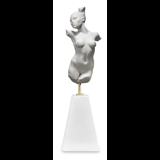 White Torso Sculpture, Afrodite, female, Royal Copenhagen bisquit figurine no. 080