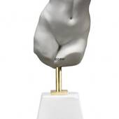 Torso Skulptur, Afrodite, kvinde, hvid bisquit, Royal Copenhagen figur