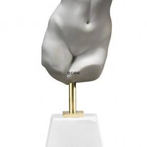 Torso Skulptur, Afrodite, kvinde, hvid bisquit, Royal Copenhagen figur | Nr. 1249080 | DPH Trading
