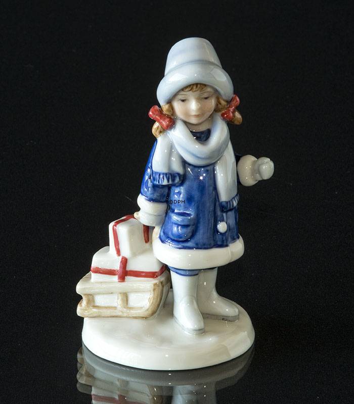 Årsfigur 2003, Pige med slæde