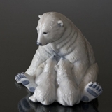 Isbjørn med unger, Motherly Love,  Royal Copenhagen figur nr. 087