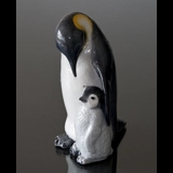 Pinguin mit Junge, Royal Copenhagen Figur Nr. 088