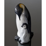 Pinguin mit Junge, Royal Copenhagen Figur Nr. 088