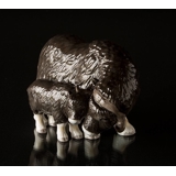 Moskusokse med kalv, Royal Copenhagen figur nr. 089