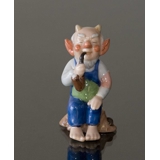 Trolde Bedstefar med pibe, Royal Copenhagen troldefigur nr. 091