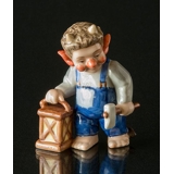 Troll, Vater mit Lampe, Royal Copenhagen Figur Nr. 093