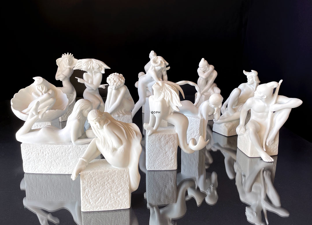 Gammel Christel Stjernetegnsfigur, Løve (23. juli til 22.august), Royal Copenhagen figur nr. 1249106 (Udgået model)