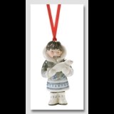 Das Weihnachten der Kinder 2005, Figurornament, Inuit mit Siegel