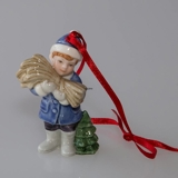 Figurornament 2005, Junge mit einem Bündel Heu, Bing & Gröndahl