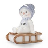 Winter series 2005 snowman, baby Arthur, Royal Copenhagen