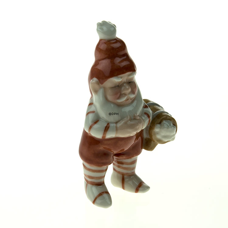 Nisse der sover, Royal Copenhagen jule figur nr. 176