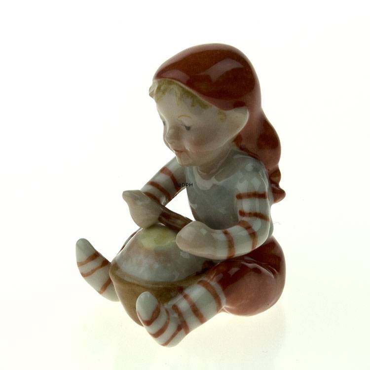 Nisse med Risengrød, Royal Copenhagen jule figur nr. 178