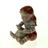 Pixie with rice pudding, Royal Copenhagen Christmas figurine no. 178
