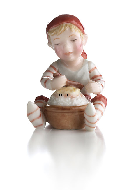 Nisse med Risengrød, Royal Copenhagen jule figur nr. 178