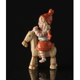 Nisse med gedebuk, Royal Copenhagen jule figur nr. 180