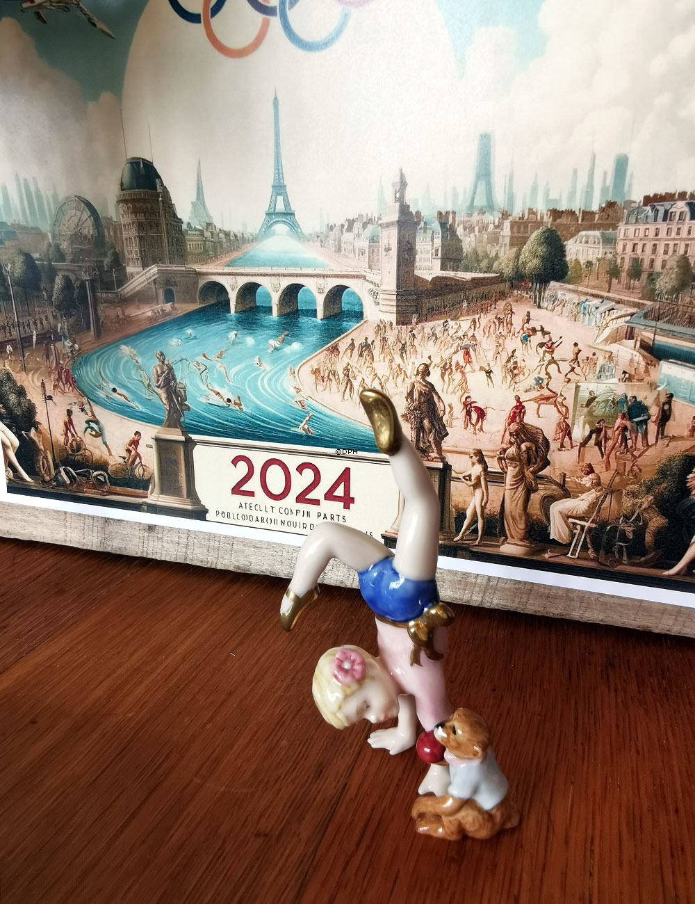 Den Lille Artist, Royal Copenhagen figur i serien Mini Cirkus figurer