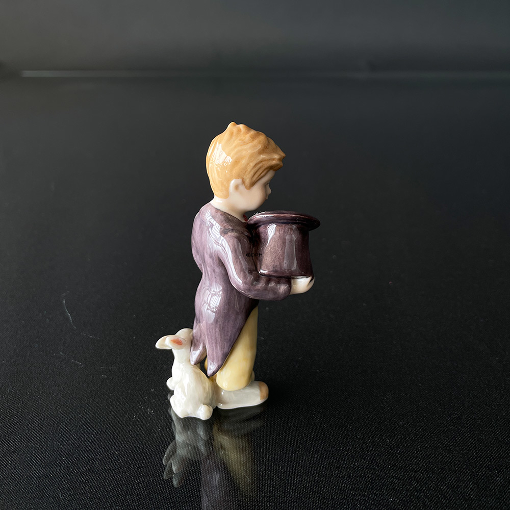 Den Lille Tryllekunstner, Royal Copenhagen figur i serien Mini Cirkus figurer
