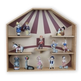 Mini Circus Collection from Royal Copenhagen, Display case