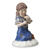 H.C.Andersen figur, den lille pige med svovlstikkerne, Royal Copenhagen figur nr. 223