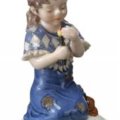 H.C.Andersen figur, den lille pige med svovlstikkerne, Royal Copenhagen fig...