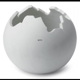 Hvid Globe skål, mellemstørrelse, Royal Copenhagen nr. 231
