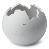 White Globe bowl, medium, Royal Copenhagen no. 231