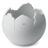 Hvid Globe skål, stor, Royal Copenhagen nr. 234