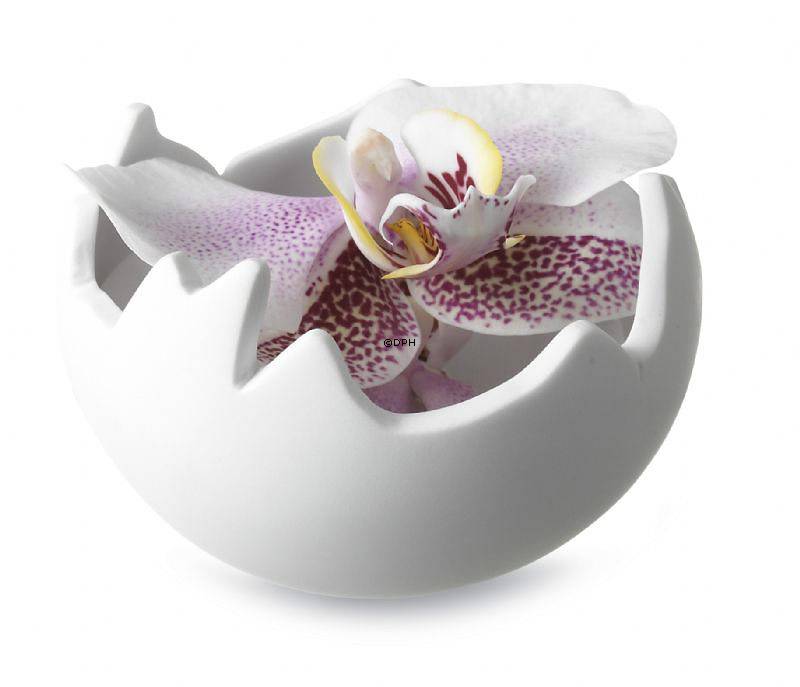 Lille hvid Globe skål, Royal Copenhagen nr. 240