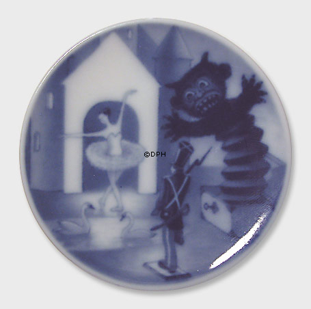 H. C. Andersen Plaquette nr. 4, Den standhaftige Tinsoldat, Royal Copenhagen