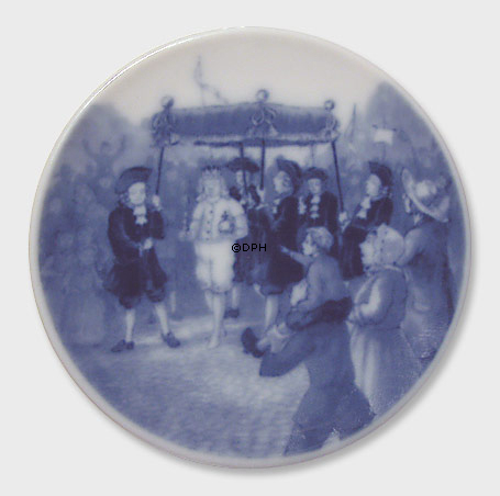 H. C. Andersen Plaquette nr. 6, Kejserens Nye Klæder, Royal Copenhagen