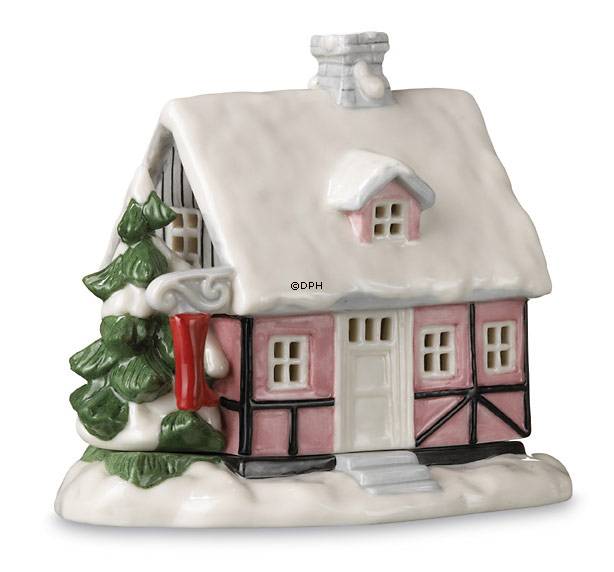 Fyrfadshus, skomager, Royal Copenhagen lysestage nr. 282