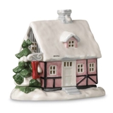 Tealight cottage, shoemaker, Royal Copenhagen candlestick no. 282