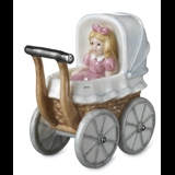 Puppenwagen, Royal Copenhagen Spielzeugfigur Nr. 292