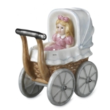 Doll's pram, Royal Copenhagen Toys figurine no. 292