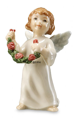 Årets Englebørn 2006, pige med blomsterranke