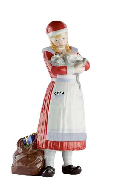 Julepige, Royal Copenhagen jule figur nr. 322