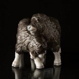 Two Musk ox calves playing, Royal Copenhagen figurine no. 326