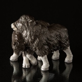 Two Musk ox calves playing, Royal Copenhagen figurine no. 326